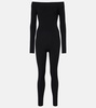 Off-shoulder catsuit