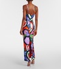 Printed maxi dress