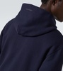 Face cotton jersey hoodie