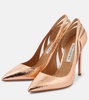 Talk To Me 105 metallic leather pumps 