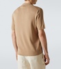 Silk and cotton polo shirt