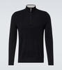 Mr Fenchurch cashmere half-zip sweater