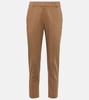 Lince cropped cotton straight pants