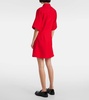 Virgin wool canvas shirt dress