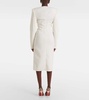 Wool midi dress