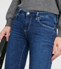 Mid-rise skinny jeans