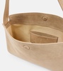Small suede shoulder bag