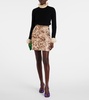 Après L'Hiver Matelassé floral miniskirt