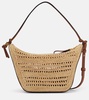 Hammock Mini raffia shoulder bag