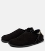 Louis suede clogs
