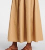 Agoraio pleated cotton shirt dress