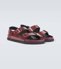 Milano patent leather sandals