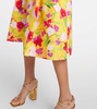 Floral cotton shirt dress