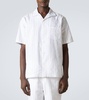 Striped cotton bowling shirt