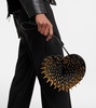 Le Coeur studded leather shoulder bag