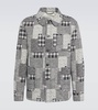 Printed denim jacket