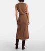 Just ribbed-knit wool and cashmere midi skirt