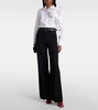 Rosette cotton shirt