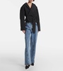 Hooded wrap jacket