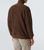 Cotton half-zip sweatshirt