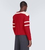 Appliqué cotton sweater