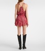 Sornel ruffled printed shorts