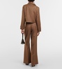 x EmRata Berlin cropped wool blazer