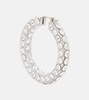 Jahleel large crystal-embellished hoop earrings