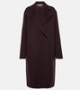 Double-breasted wool coat