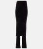 Fluid jersey skirt pants