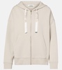 Jour cotton-blend jersey hoodie