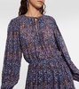 Naema paisley georgette maxi dress