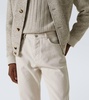 High-rise straight jeans