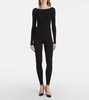 Off-shoulder catsuit