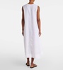Nisha linen midi dress