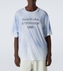 Logo cotton and hemp jersey T-shirt