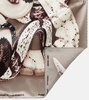 Printed silk twill scarf