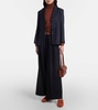 Nichols virgin wool wide-leg pants