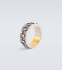Star embossed ring