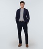 Ribbed-knit cotton sweater