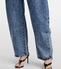 High-rise barrel-leg jeans
