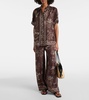 Sammy silk wide-leg pants