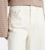 Saige high-rise wide-leg jeans