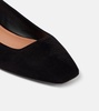 Very Bow Tie suede ballet flats