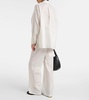 Saletta pinstripe cotton and silk shirt
