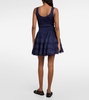 Ribbed-knit minidress