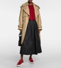 Maxi leather sneakers