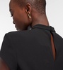 Safety Pin 18kt gold single earring 