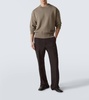 Cotton and wool sweater
