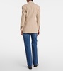 Cotton and silk blazer